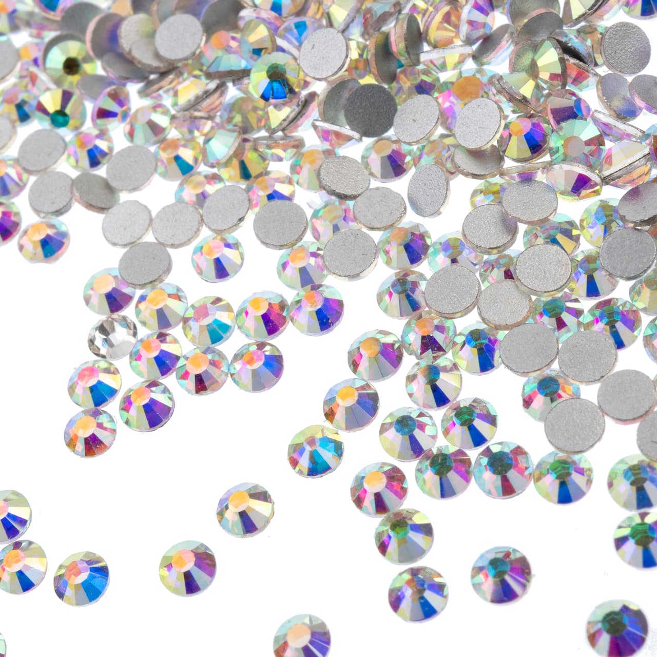 John Bead Crystal Lane SS12 Glass Round Flatback Rhinestones, 432ct.